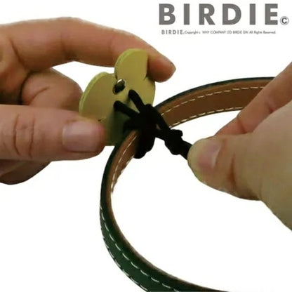 バーディ BIRDIE レザーフラワーコインID【犬用 IDタグ 迷子札 セレブ】