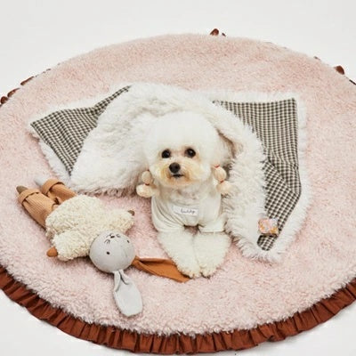 ルイスドッグ louisdog Heritage Fur Blanket【小型犬 犬用 アクセサリー カラー 付け襟 セレブ】