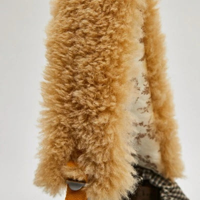 ルイスドッグ louisdog Heritage Check Fur Sling Bag【小型犬 犬用 キャリーバッグ スリングバッグ カバン セレブ】