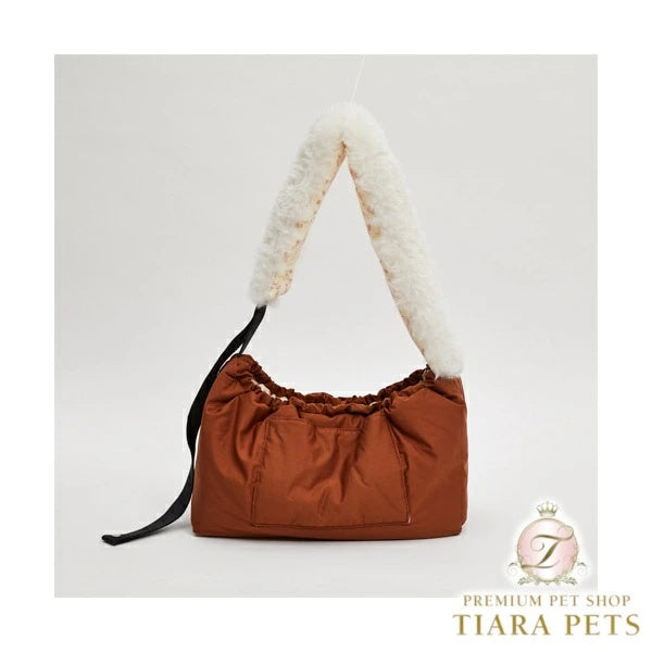 ルイスドッグ louisdog Amber Fur Sling Bag【小型犬 犬用 キャリーバッグ スリングバッグ カバン セレブ】