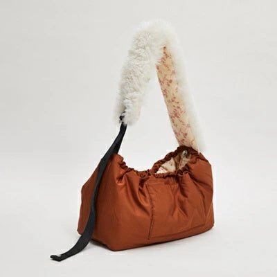 ルイスドッグ louisdog Amber Fur Sling Bag【小型犬 犬用 キャリーバッグ スリングバッグ カバン セレブ】