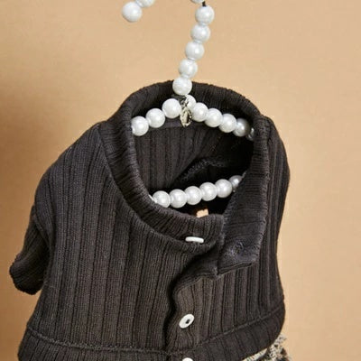 ルイスドッグ louisdog Heritage Check Cardigan【小型犬 犬服 トップス アウター カーディガン 羽織り セレブ】