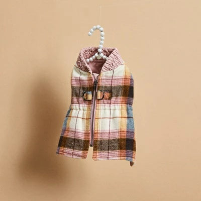 ルイスドッグ louisdog Check ToGO Walking Jacket【小型犬 犬服 トップス アウター ジャケット 羽織り セレブ】