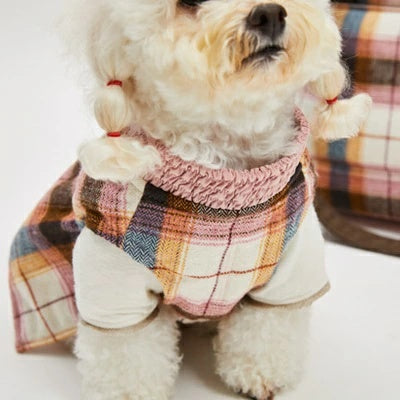 ルイスドッグ louisdog Check ToGO Walking Jacket【小型犬 犬服 トップス アウター ジャケット 羽織り セレブ】