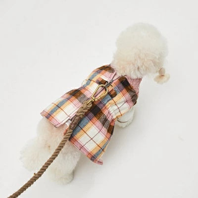ルイスドッグ louisdog Check ToGO Walking Jacket【小型犬 犬服 トップス アウター ジャケット 羽織り セレブ】