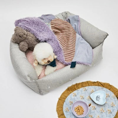 ルイスドッグ louisdog Brushed Whisper Boom【小型犬 犬用 ベッド ブルーム セット セレブ】