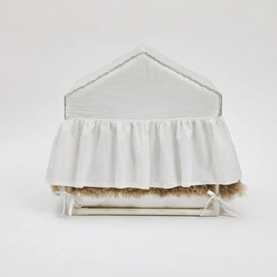 ルイスドッグ louisdog Brushed Whisper Peekaboo Cushion Cover【小型犬 犬用 ハウス クッションカバー セレブ】
