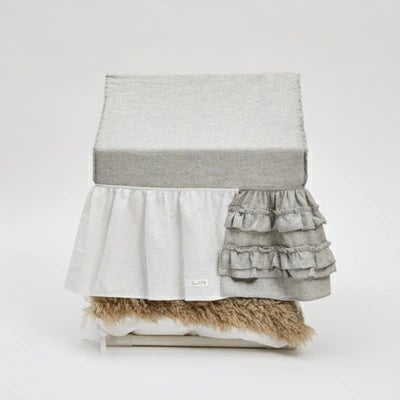 ルイスドッグ louisdog Brushed Whisper Peekaboo Cushion Cover【小型犬 犬用 ハウス クッションカバー セレブ】