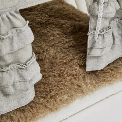 ルイスドッグ louisdog Brushed Whisper Peekaboo Cushion Cover【小型犬 犬用 ハウス クッションカバー セレブ】