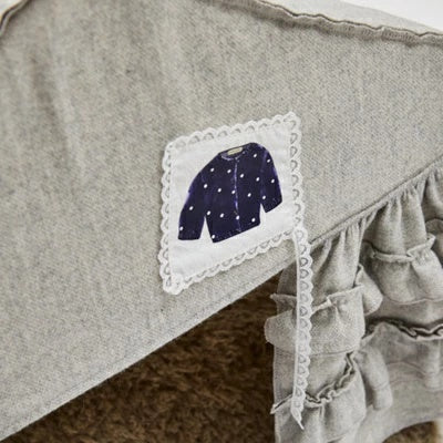 ルイスドッグ louisdog Brushed Whisper Peekaboo Cushion Cover【小型犬 犬用 ハウス クッションカバー セレブ】