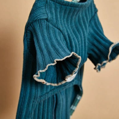 ルイスドッグ louisdog Lyons Blue Cardigan【小型犬 犬服 トップス カーディガン セレブ】