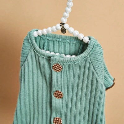 ルイスドッグ louisdog Misty Emerald Cardigan【小型犬 犬服 トップス カーディガン セレブ】