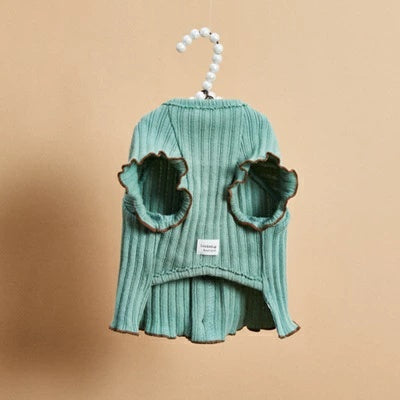ルイスドッグ louisdog Misty Emerald Cardigan【小型犬 犬服 トップス カーディガン セレブ】