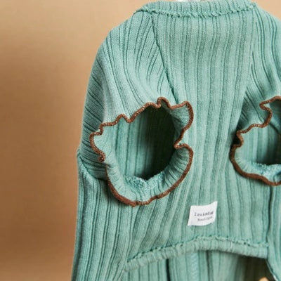 ルイスドッグ louisdog Misty Emerald Cardigan【小型犬 犬服 トップス カーディガン セレブ】
