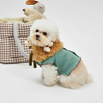 ルイスドッグ louisdog Misty Emerald Cardigan【小型犬 犬服 トップス カーディガン セレブ】