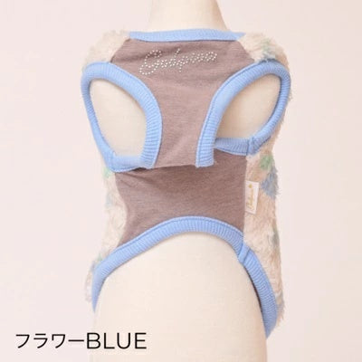 ゴッドピヴァ GODPIVA★ご予約★テラボアふわもこルームタンク （フラワー柄）【小型犬 犬服 トップス タンクトップ セレブ】