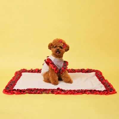 ゴッドピヴァ GODPIVA★ご予約★あったかテラボアチェックブランケット【小型犬 犬用 ブランケット セレブ】