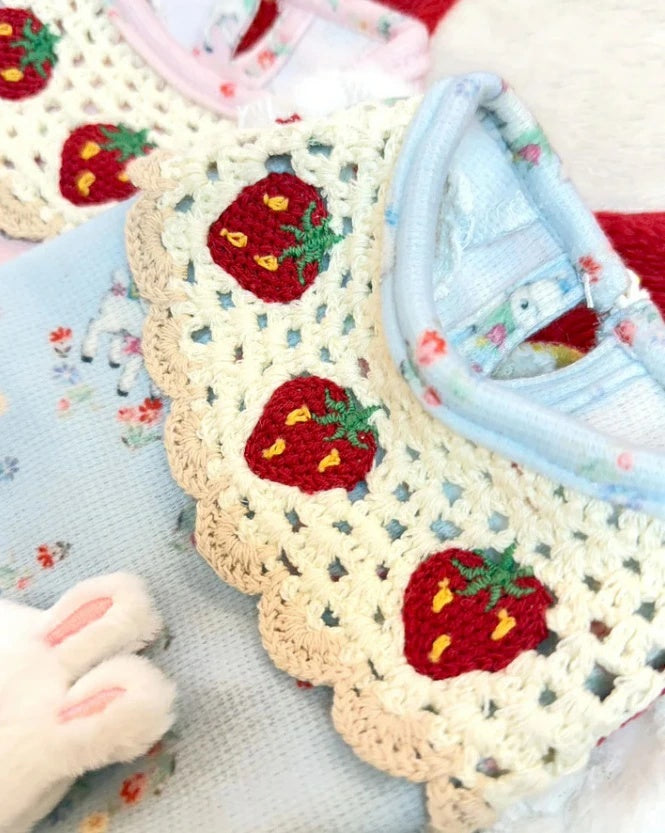 J&Kアニマルズ J&K animals☆予約受付中☆いちごうさぎセーター【小型犬 犬服 トップス セーター ニット】