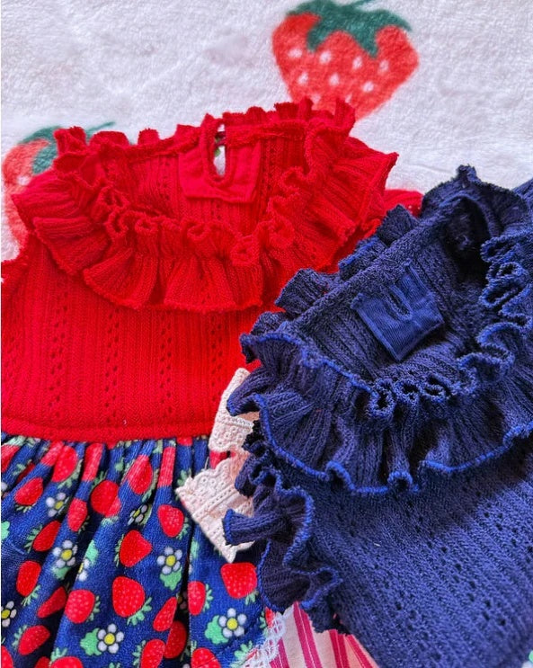 J&Kアニマルズ J&K animals☆予約受付中☆ストライプいちごOP【小型犬 犬服 ワンピース スカート ドレス】