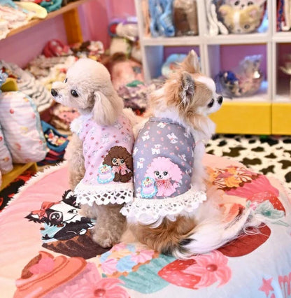 J&Kアニマルズ J&K animals☆予約受付中☆ガーリー ワンピース【小型犬 犬服 ワンピース スカート ドレス】