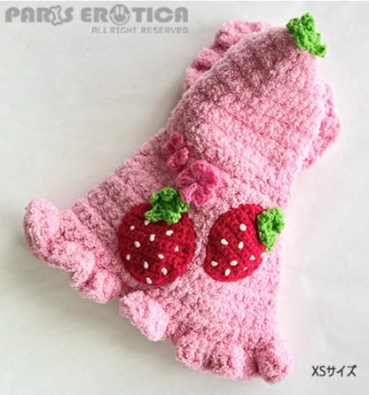 パリエロ PARIERO  ニットフリルポンチョ [受注予約]【小型犬 犬服 ポンチョ トップス アウター セレブ】