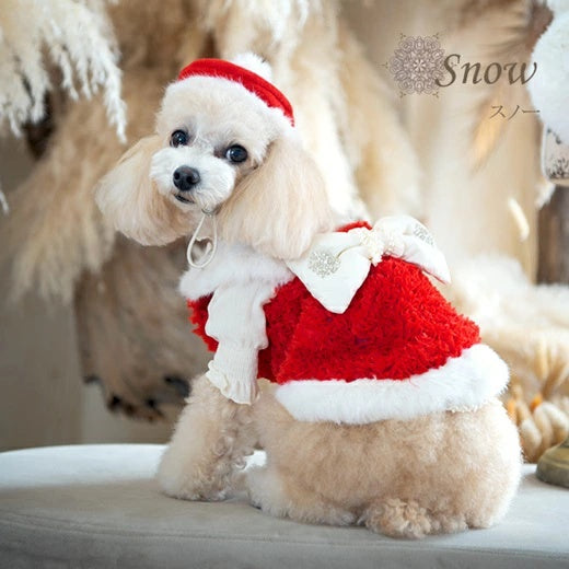 Glamorism Snow [Cappotto esterno per vestiti per cani di piccola taglia, berretto, cappello, celebrità]