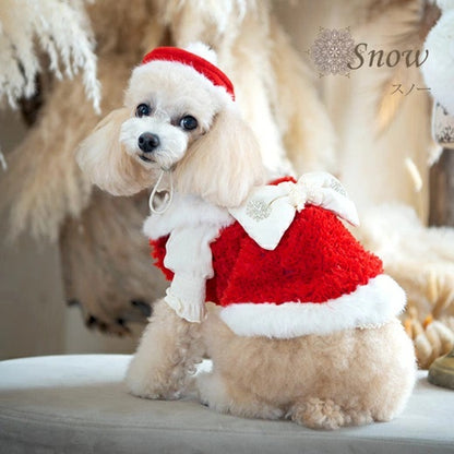 Glamorism Snow [Cappotto esterno per vestiti per cani di piccola taglia, berretto, cappello, celebrità]