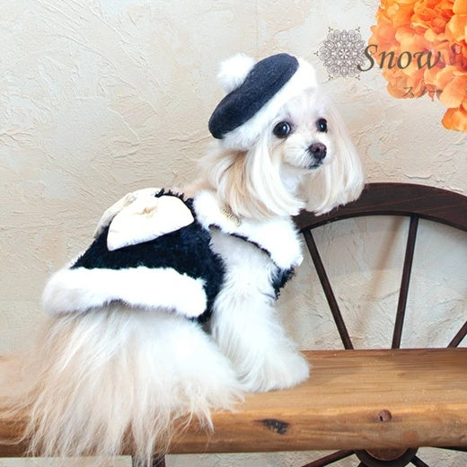 Glamorism Snow [Cappotto esterno per vestiti per cani di piccola taglia, berretto, cappello, celebrità]