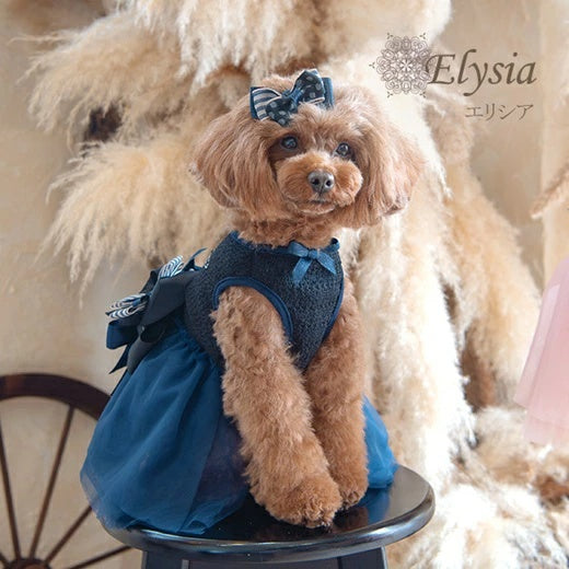 グラマーイズム Glamourism エリシア（Elysia）【小型犬 犬服 ワンピース ドレス スカーフ セレブ】