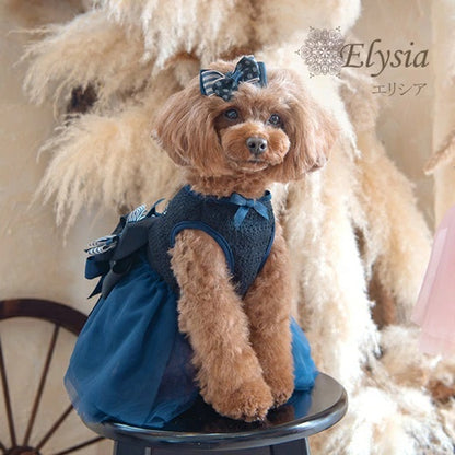 グラマーイズム Glamourism エリシア（Elysia）【小型犬 犬服 ワンピース ドレス スカーフ セレブ】