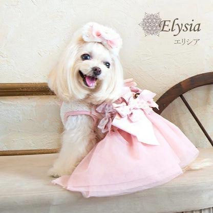 グラマーイズム Glamourism エリシア（Elysia）【小型犬 犬服 ワンピース ドレス スカーフ セレブ】