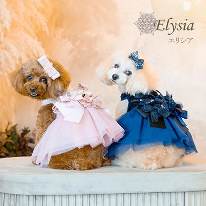 グラマーイズム Glamourism エリシア（Elysia）【小型犬 犬服 ワンピース ドレス スカーフ セレブ】