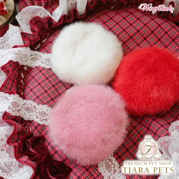 ウーフリンク WOOFLINK LUXE FUR BERET 2【小型犬 犬用 ヘアアクセサリー ベレー帽 帽子 セレブ】