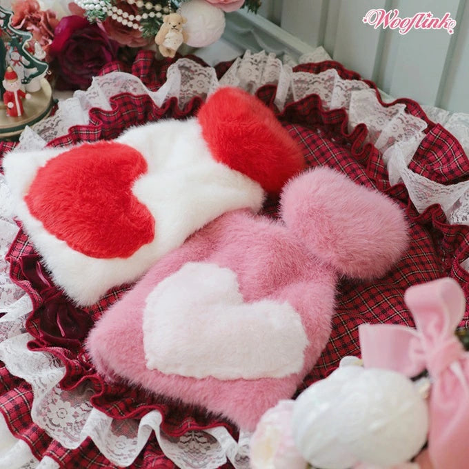 ウーフリンク WOOFLINK BIG AT HEART【小型犬 犬服 トップス ファーベスト アウター 羽織り物 セレブ】
