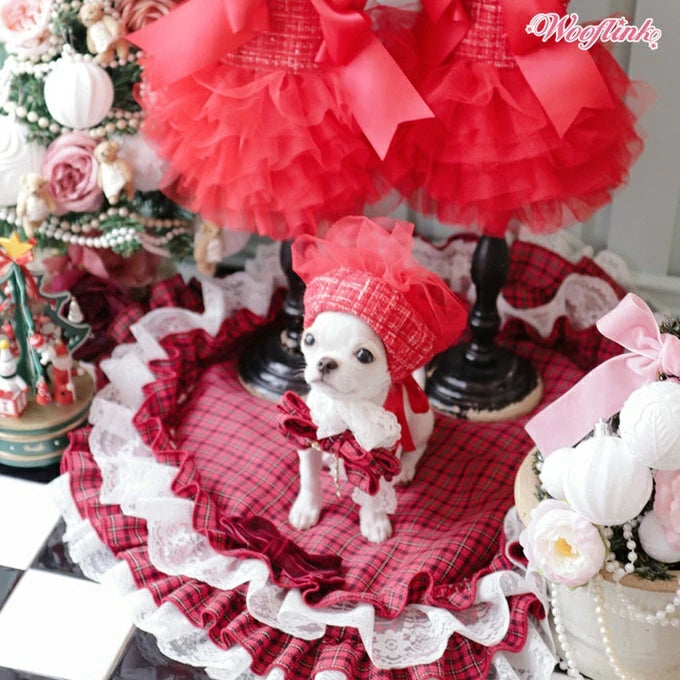ウーフリンク WOOFLINK MERRY【小型犬 犬服 ドレス ワンピース スカート セレブ】