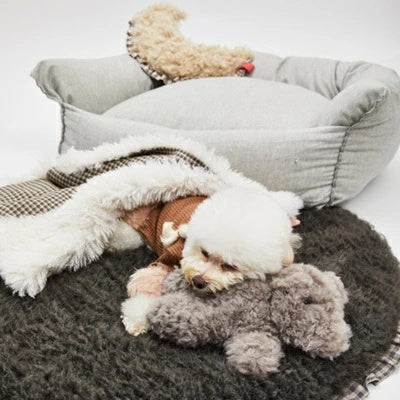 ルイスドッグ louisdog Woolly Bear【小型犬 犬用 ぬいぐるみ クッション 枕 セレブ】