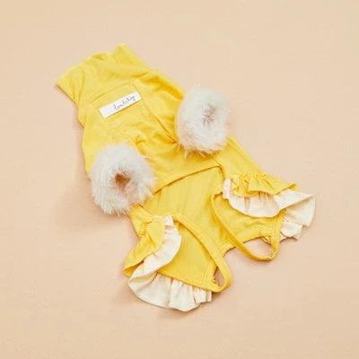 ルイスドッグ louisdog Amber Mousse Cashmere Pants【小型犬 犬服 つなぎ ロンパース パンツ セレブ】