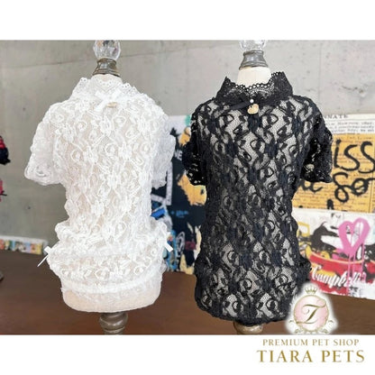 ブルブブ BUL BU-BU レーシーインナーTee【小型犬 犬服 トップス Tシャツ インナー セレブ】