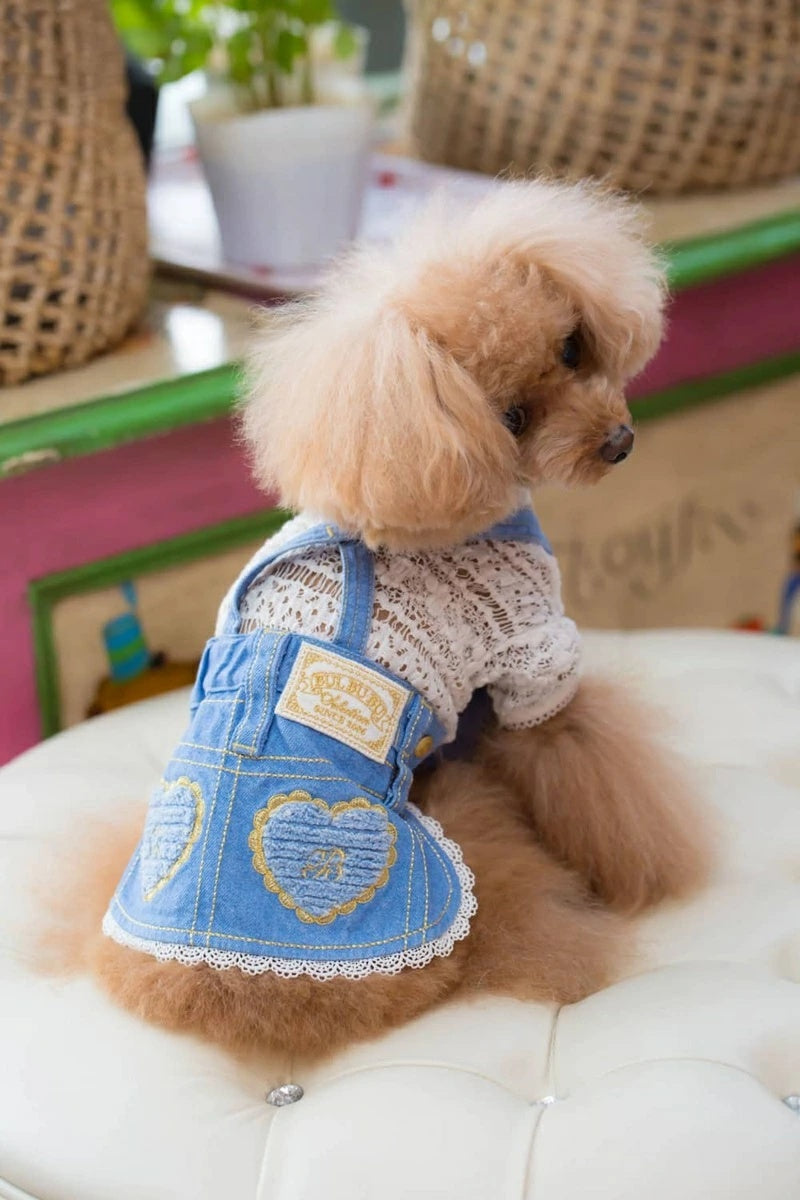 ブルブブ BUL BU-BU レーシーインナーTee【小型犬 犬服 トップス Tシャツ インナー セレブ】