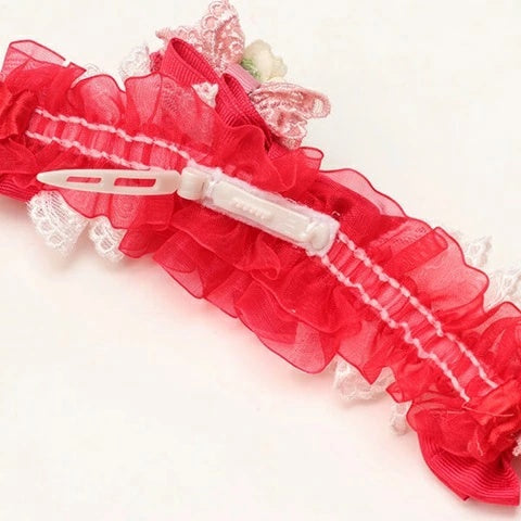 きゃんナナ CanNana いちごデコレーションヘッドドレス HD-032 ☆11月末入荷予定☆【小型犬 ヘッドドレス ヘアーアクセサリー】