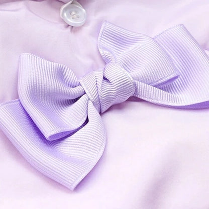 きゃんナナ CanNana リボン付き中綿マント 1174【小型犬 犬服 アウター コート マント ケープ】