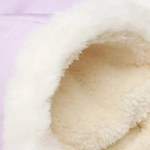 きゃんナナ CanNana リボン付き中綿マント 1174【小型犬 犬服 アウター コート マント ケープ】