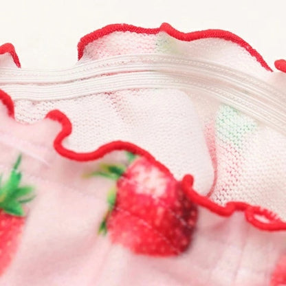 きゃんナナ CanNana かぶってはける いちごパンツ 1170【小型犬 犬服 ボドムス パンツ ズボン】