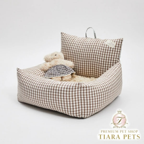 ルイスドッグ louisdog Vanilla Chiffon Driving Kit【小型犬 犬用 ベッド ドライビングキット セレブ】