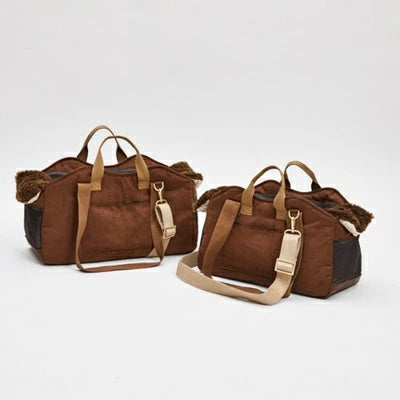 ルイスドッグ louisdog Espresso Suede SWAG Bag【小型犬 犬用 キャリーバッグ カバン バック セレブ】