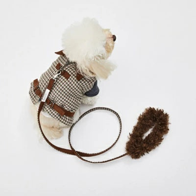 ルイスドッグ louisdog For Hand Leash/Blush Suede【小型犬 犬用 リード 散歩 セレブ】