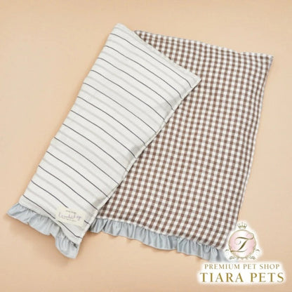 ルイスドッグ louisdog Vanilla Chiffon Goose Blanket【小型犬 犬用 ブランケット セレブ】