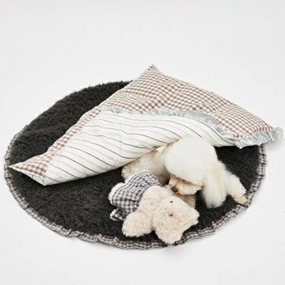 ルイスドッグ louisdog Vanilla Chiffon Goose Blanket【小型犬 犬用 ブランケット セレブ】