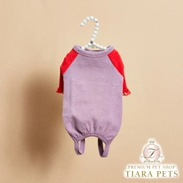 ルイスドッグ louisdog Purple Mousse Pants【小型犬 犬服 つなぎ ロンパース セレブ】