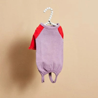ルイスドッグ louisdog Purple Mousse Pants【小型犬 犬服 つなぎ ロンパース セレブ】